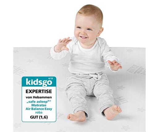 Roba Kids Dječji madrac Safe ASleep 120x60x9 cm