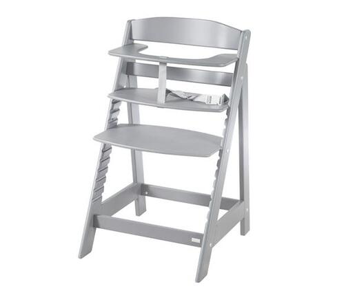 Roba Kids Drvena hranilica za bebe Sit Up Flex, Antracit