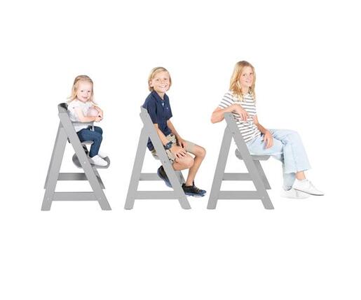 Roba Kids Drvena hranilica za bebe Sit Up Flex, Antracit