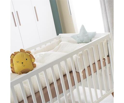 Roba Kids Ogradica za krevetac Seashells Oyster 100x135 cm, Bijela