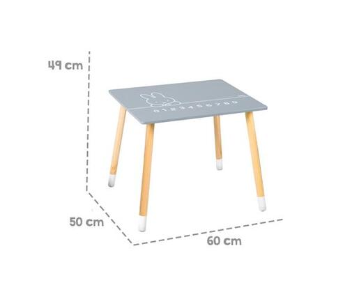 Roba Kids Drveni dječji sto i stolice Miffy