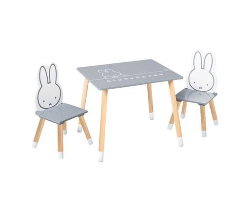 Roba Kids Drveni dječji sto i stolice Miffy