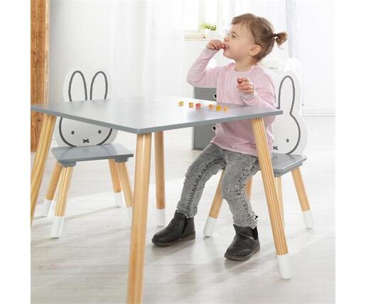 Roba Kids Drveni dječji sto i stolice Miffy