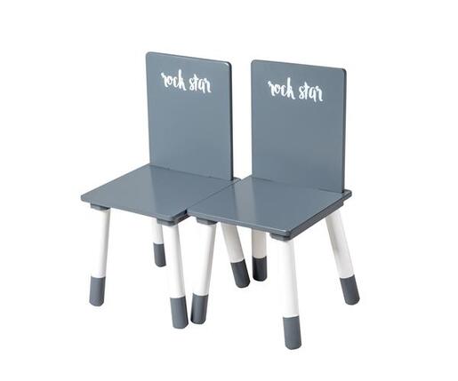 Roba Kids Drveni dječji sto i stolice Rock Star Baby