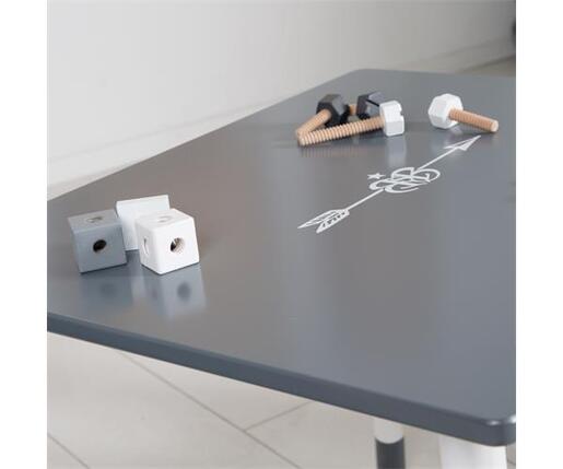 Roba Kids Drveni dječji sto i stolice Rock Star Baby