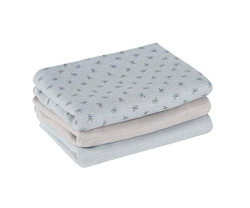 Roba Kids Muslin pelene Lil Planet 80x80 cm Plavo/Sive, 3 kom