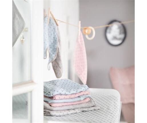 Roba Kids Muslin pelene Lil Planet 80x80 cm Plavo/Sive, 3 kom