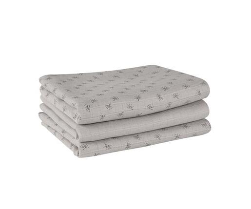 Roba Kids Muslin pelene Lil Planet 80x80 cm, 3 kom/Sive