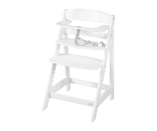 Roba Kids Drvena hranilica za bebe Sit Up Flex, Bijela