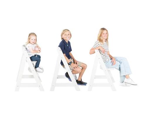 Roba Kids Drvena hranilica za bebe Sit Up Flex, Bijela