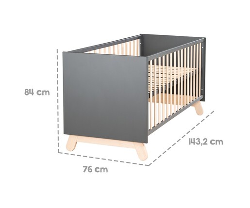 Roba Kids Drveni kombinovani krevetac Jara 70x140 cm