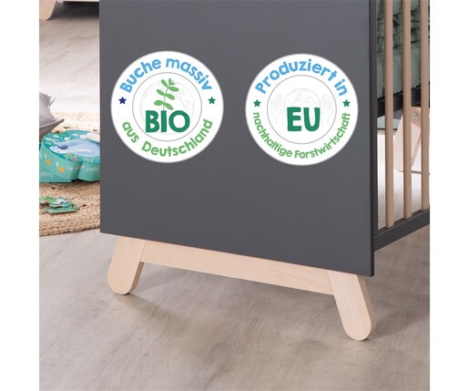 Roba Kids Drveni kombinovani krevetac Jara 70x140 cm