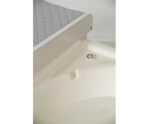 Roba Kids Drveni sto za presvlačenje i kupanje, Bijeli