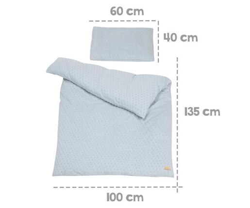 Roba Kids Set posteljine sa ogradicom Lil Planet, Plavi