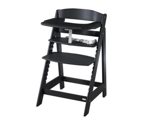 Roba Kids Drveni nastavak za hranilicu Sit Up Flex, Crni