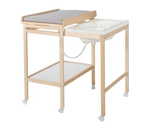 Roba Kids Kombinirani stol za presvlačenje i kupanje, prirodno drvo
