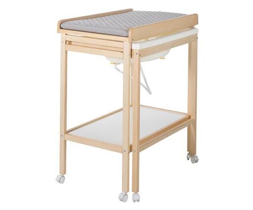 Roba Kids Kombinirani stol za presvlačenje i kupanje, prirodno drvo