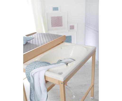 Roba Kids Kombinirani stol za presvlačenje i kupanje, prirodno drvo