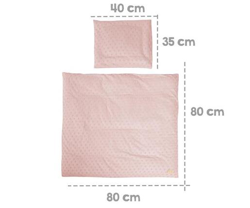 Roba Kids Set posteljinom sa dekicom Lil Planet, Rozi