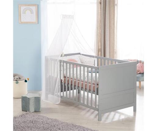 Roba Kids Krevetić, 70 x 140 cm, antracit drvo