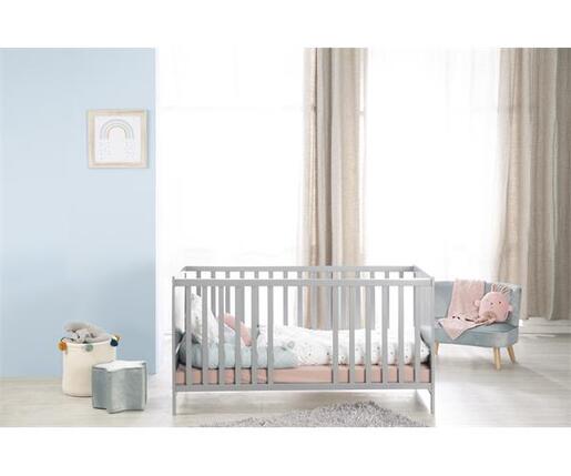 Roba Kids Krevetić, 70 x 140 cm, antracit drvo