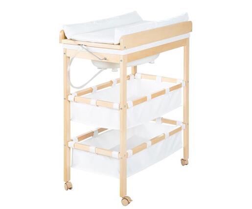 Roba Kids Kombinirani stol za presvlačenje i kupanje, prirodno drvo