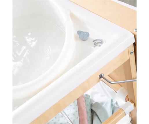 Roba Kids Kombinirani stol za presvlačenje i kupanje, prirodno drvo