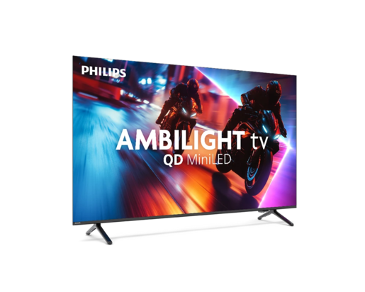 PHILIPS QD MiniLED televizor 65MLED920/12, 4K Ultra HD, Titan OS, Smart TV, Ambilight, 144 Hz VRR, P5 Perfect Picture Engine, Crni