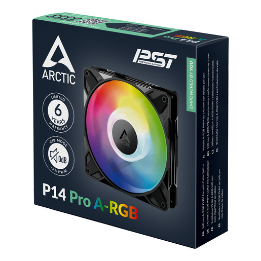 Arctic P14 Pro A-RGB Black 140 mm A-RGB PWM Fan Cable Splitter