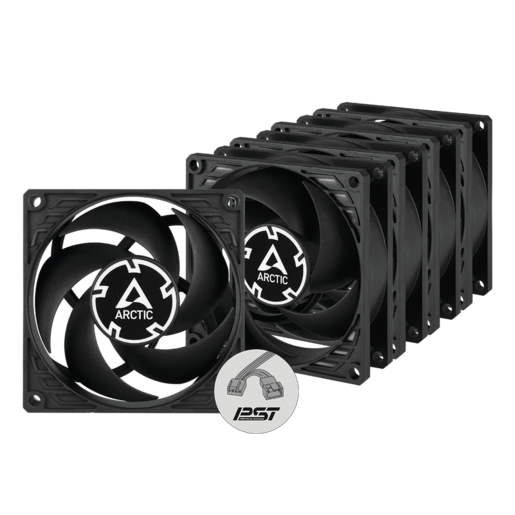 Arctic P8 PWM PST 5-pack fans 80mm PWM Fan