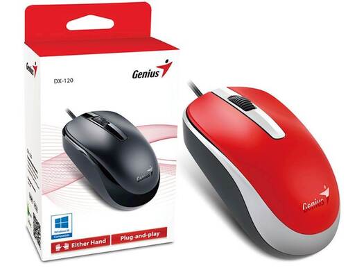 MIS GENIUS DX-120 USB CRVENI