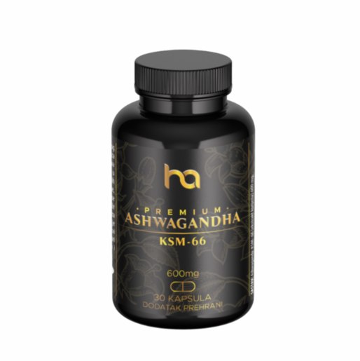 Ashwagandha KSM-66, 30 kapsula, ašvaganda