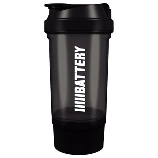 Battery Shaker Plus, 550 ml, crni