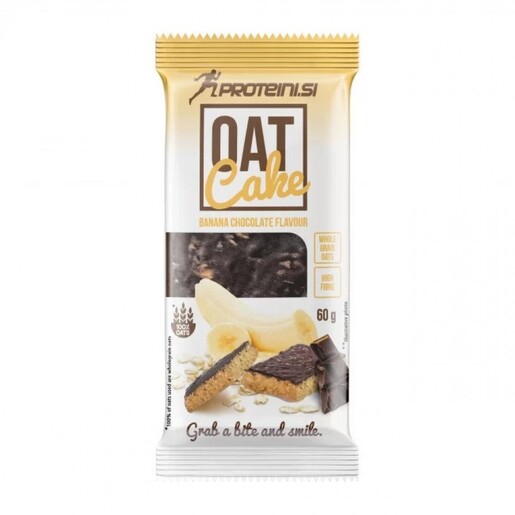 Proteini.si zobena čokoladica Oat Cake – banana & čokolada 60g