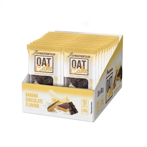 Proteini.si zobena čokoladica Oat Cake – banana & čokolada 60g