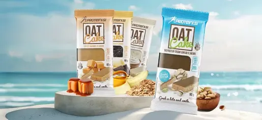 Proteini.si zobena čokoladica Oat Cake – banana & čokolada 60g