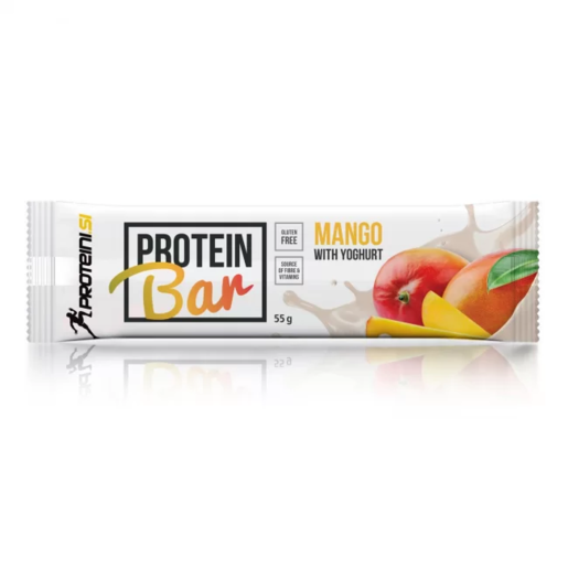 Proteini.si Protein Bar, 55g, proteinska čokoladica, okus mango