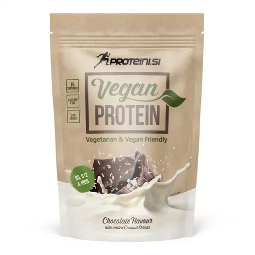 Proteini.si Vegan Protein, proteini, 500g, čokolada