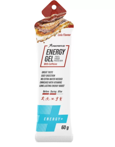 Proteini.si Energy + Energy gel, 60g, Cola (sa kofeinom)