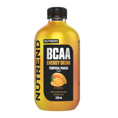 Nutrend BCAA Energy Drink (PET), energetski napitak, 330ml, tropski mango