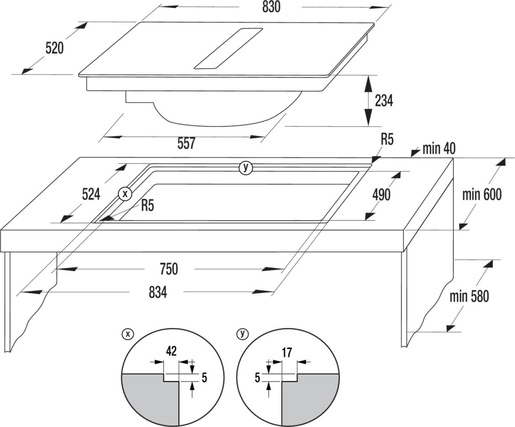 Hisense ploča HEH8443BSCWF1