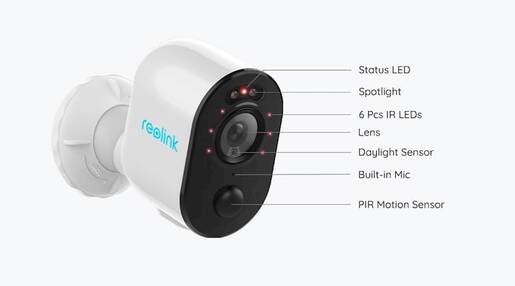 REOLINK IP kamera Argus serija B330 – bijela
