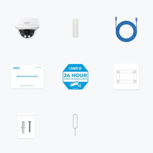 REOLINK IP kamera P437 – 4K vanjska, 5× optički zoom, IK10 otpornost, PoE