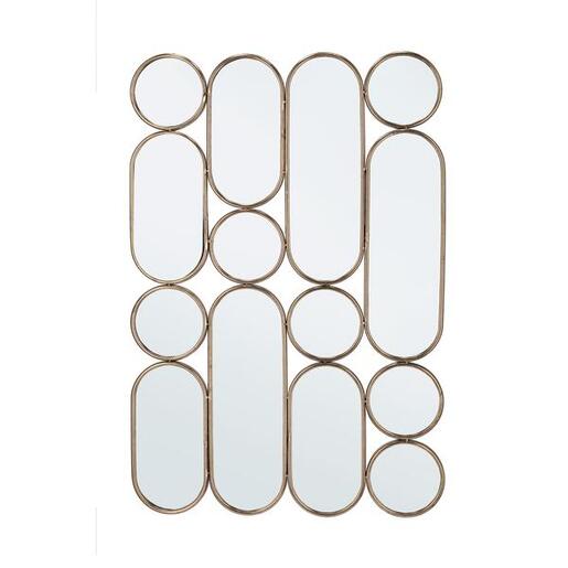 BIZZOTTO ogledalo Hanima zlatno 79x120h cm