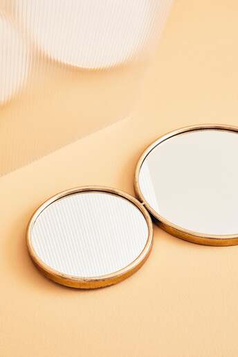 BIZZOTTO ogledalo Hanima zlatno 79x120h cm