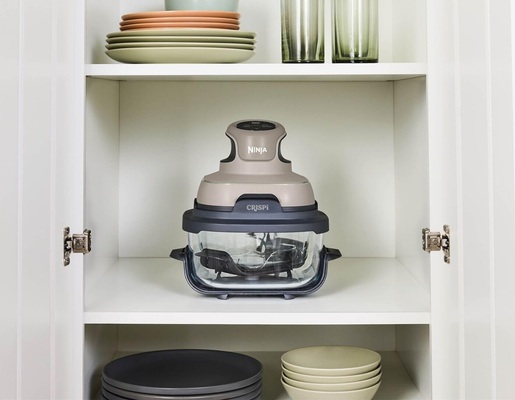 NINJA prenosna friteza na vrući zrak FN101EUST CRISPi 4u1,  1700 W, 3.8 L/ 1.4 L, bež-crna