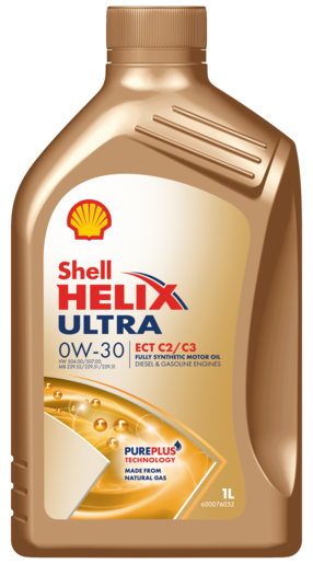 Shell Helix Ultra  ECT C2 C3 0W30 Motorno ulje za vozila (1L)