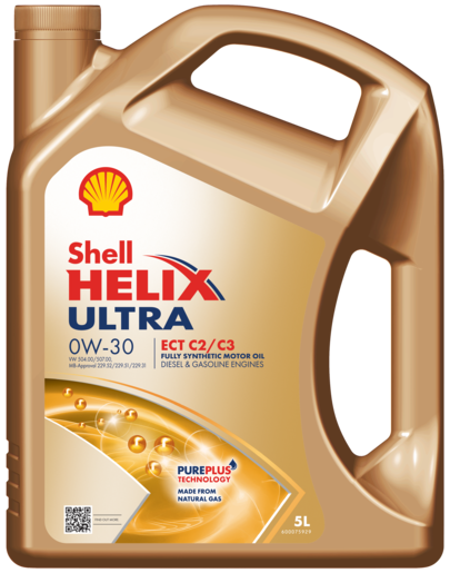 Shell Helix Ultra  ECT C2 C3 0W30 Motorno ulje za vozila (4L)