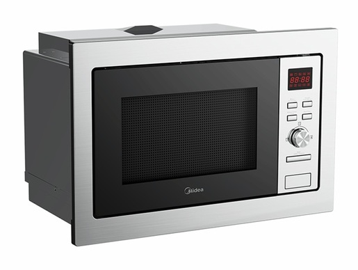 MIDEA ugradbena mikrovalna pećnica MW20DIX, 1000 W, 20 L, Inox