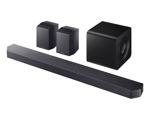 SAMSUNG soundbar HW-Q930F/EN, 9.1.4-kanalni surround zvuk, Bežični Dolby Atmos, Q-Symphony tehnologija, SpaceFit Sound Pro tehnologija, Crni